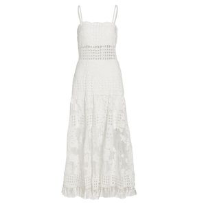 Alexia Legends Floral Embroidered Midi-Dress | Moonlight | XS
